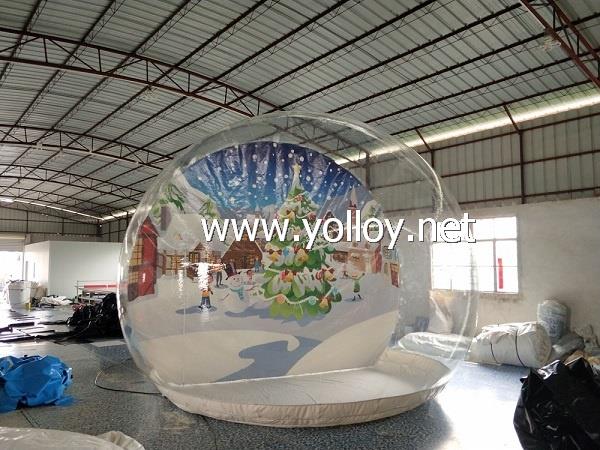 Giant Snow Globe Photo Booth